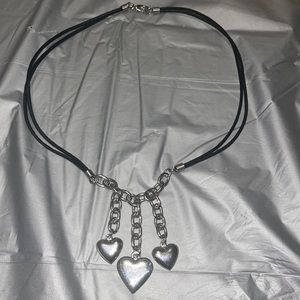 fashion jewelry hearts necklace